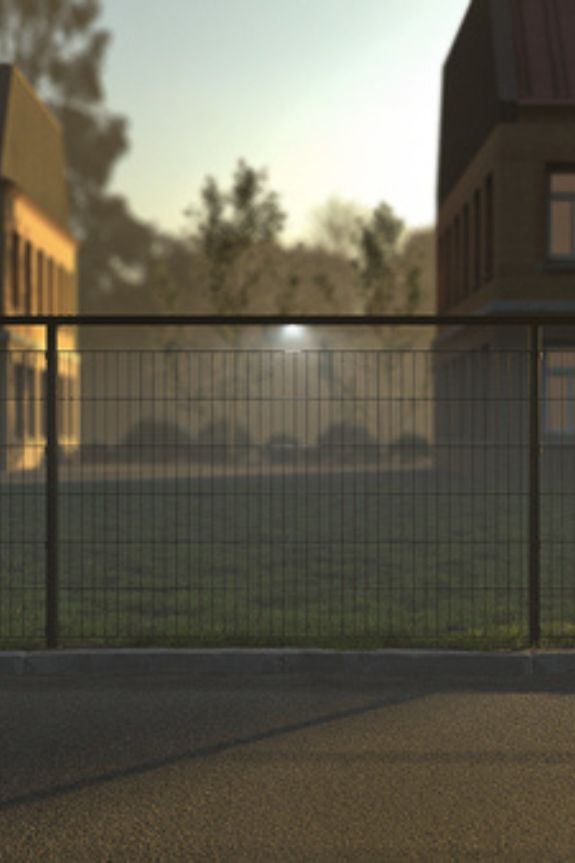 Clevere Lösung für den Zaunbau Highlight Beleuchtung für